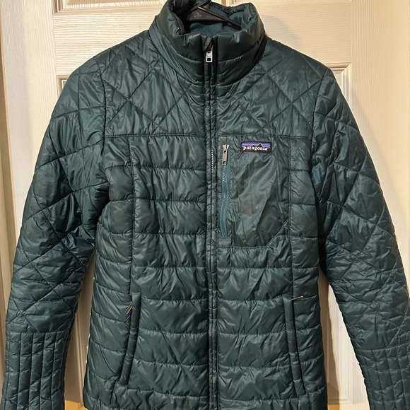 Patagonia Radalie Jacket Women’s Small Green Quilted Insulated Lightweight - Picture 4 of 9